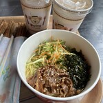 ドックサイドダイナー - ちなみに紙カップがダッフィ。紙じゃ持ち帰れません。