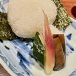 酒と肴 ててて - 塩むすび 新米