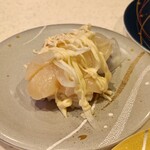 北陸富山回転寿司　プレミアム 海王 - ほたてカルパッチョ