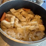 厳遊庭 - 穴子の釜飯