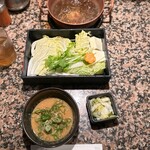 しゃぶ亭 - 豚しゃぶ定食(肉トリプル240g 1,617円)