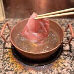 しゃぶ亭 - 豚しゃぶ定食(肉トリプル240g 1,617円)