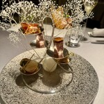 ASAHINA Gastronome - アミューズ(真蛸のガトー、パテアンクルート、エスカルゴ)