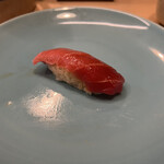 うを徳 - 塩釜本鮪中トロのにぎり