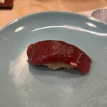 うを徳 - 塩釜本鮪赤身のにぎり