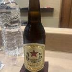 うを徳 - 瓶ビール サッポロ赤ラベル　1,320円