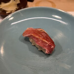 うを徳 - 塩釜本鮪大トロのにぎり