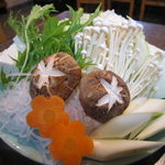 Tenzankaku - しゃぶしゃぶの野菜（2人前）です。