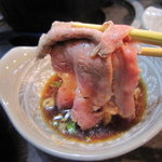 Tenzankaku - しゃぶしゃぶしたお肉です。