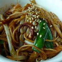 中国料理 「チャイナブルー」 コンラッド東京 - 一夜干しするめイカの焼きそば