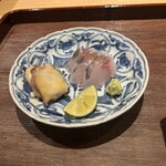 永山 - お造り　呉の秘密の鯵、タコ