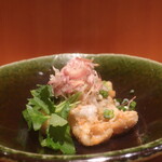 こころや - 太刀魚唐揚げ 薬味おろしポン酢