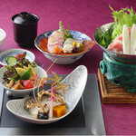 和処 よしの - 【霜月】昼の旬会席「山茶花」