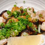 萬領 - 焼き皮ポン酢②