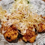 萬領 - 唐揚げネギソース②