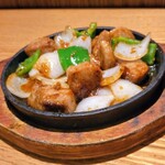 日本酒と個室居酒屋 農家の慶 - 豪快！本まぐろステーキ