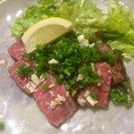 晴れ家 - 【牛たたき　岩塩】