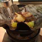 祇園 にしかわ - 笹カレイのほうば白味噌焼き
