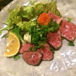 【牛たたき　ポン酢】