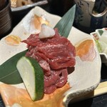 旬菜 さかなと酒 匠海 隠れ家 - ハラミ肉で少しスジがあったのか、かためではあったけれど　油が多いより嬉しいし　日替わりなので^ ^