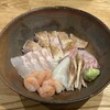 旬の薫り mizoe - お刺身の盛り合わせ　1人前　？円
　のどぐろ・真ゾイ・ひげそり鯛・真イカ・天然甘エビ
