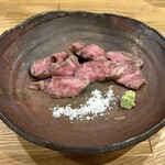 旬の薫り mizoe - 県産牛の低温ローストビーフ　50g　1250円