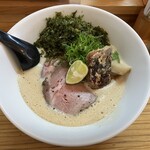 鶏泡そば 草戸ベース - 限定の鶏泡SABA