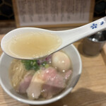 鴨出汁中華そば かわな - 酒飲んだあとにググッとくるね