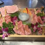 焼肉酒場 たんがほるもん - 宮崎牛特選盛り合わせ