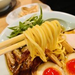 笠岡らーめん TAKETONBO - モチモチストレート麺最高✨