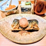 日本料理 晴山 - 秋刀魚　綿じょうゆ