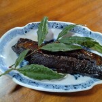 そばやかた 樽石 - ニシン甘露煮￥400