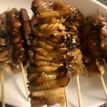 福福 やきとり店 - カワ　¥100-/1本（税込）