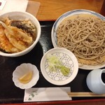 蕎麦処 こだか - 天丼蕎麦セット