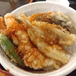 蕎麦処 こだか - 天丼アップ