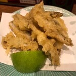 大衆酒場 いそろく - 子いわしの天ぷら