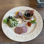 Cafe＆Dining HANAむこう - 季節の前菜盛り5種