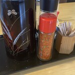 手打うどん 松屋 - 調味料