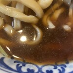 手打うどん 松屋 - 汁アップ