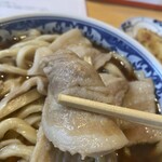 手打うどん 松屋 - 豚バラ