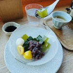 神楽坂 茶寮 - 抹茶ゼリー&焙じ茶セット　1,430円