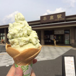 コビル カフェ平泉 - ずんだソフトと平泉駅