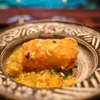 廣澤 - 大根餅にあんかけ。上海ガニの餡で。