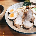 はぐるま - こってり鶏白湯つけ麺　1,000円