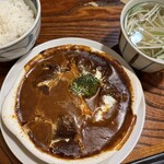 牛たんの一仙 - 牛タンシチュー¥2,250    
                                牛テールスープはサービス。麦ごはん¥200