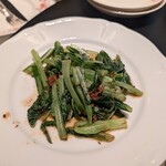 赤坂璃宮 - アラカルトの青菜炒め。優しいけど、美味いなあ。