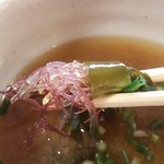 魚 - 味噌汁の具も豪華♪