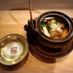 楠本 - 土瓶蒸し　甘鯛松笠揚げ　車海老　信州産松茸