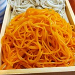 しおがま庵 - こんなに極細なのに歯切れと喉越しが良くて…枸杞特有の甘味がダイレクトに伝わりました✨✨       