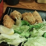 会席料理と京野菜 さくら - 岡山産かきフライ